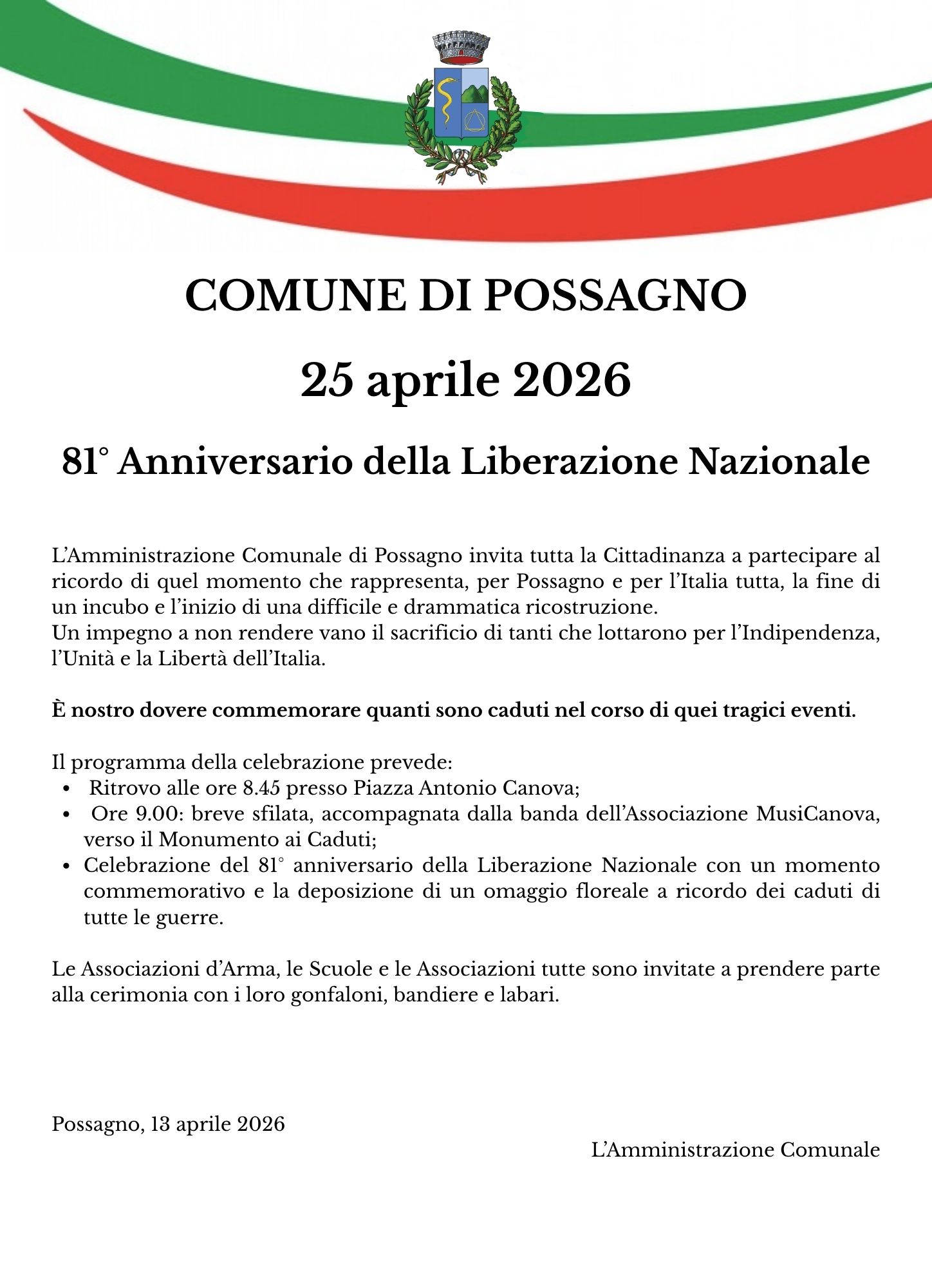 Manifesto 25 aprile